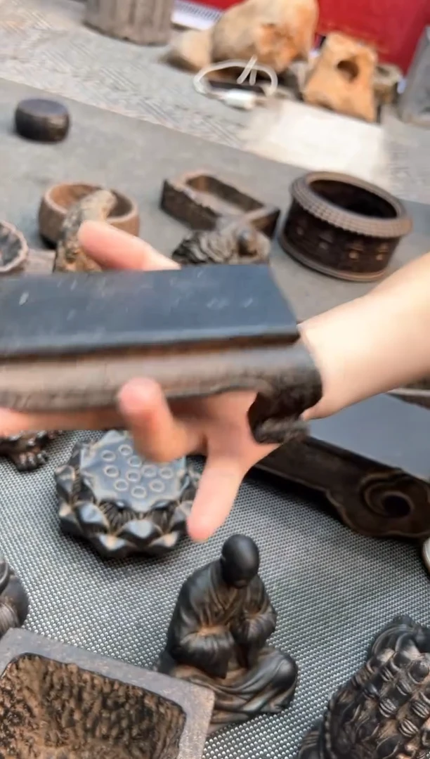 陶土【火山泥】将军案底座
