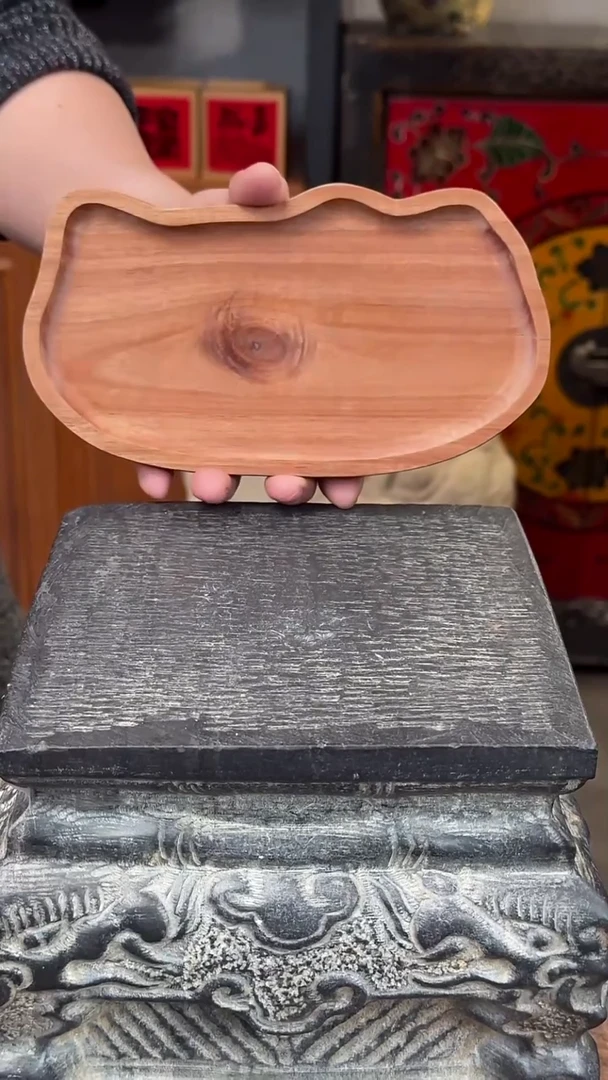 【闪购商品】摆件手工微瑕木托盘