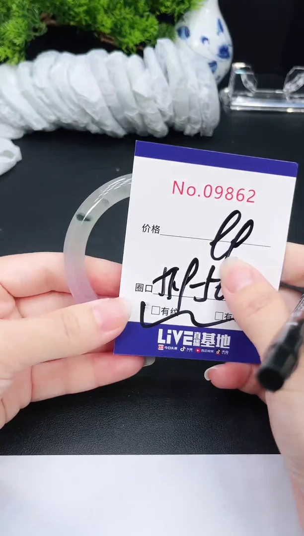 未镶嵌手镯翡翠9862