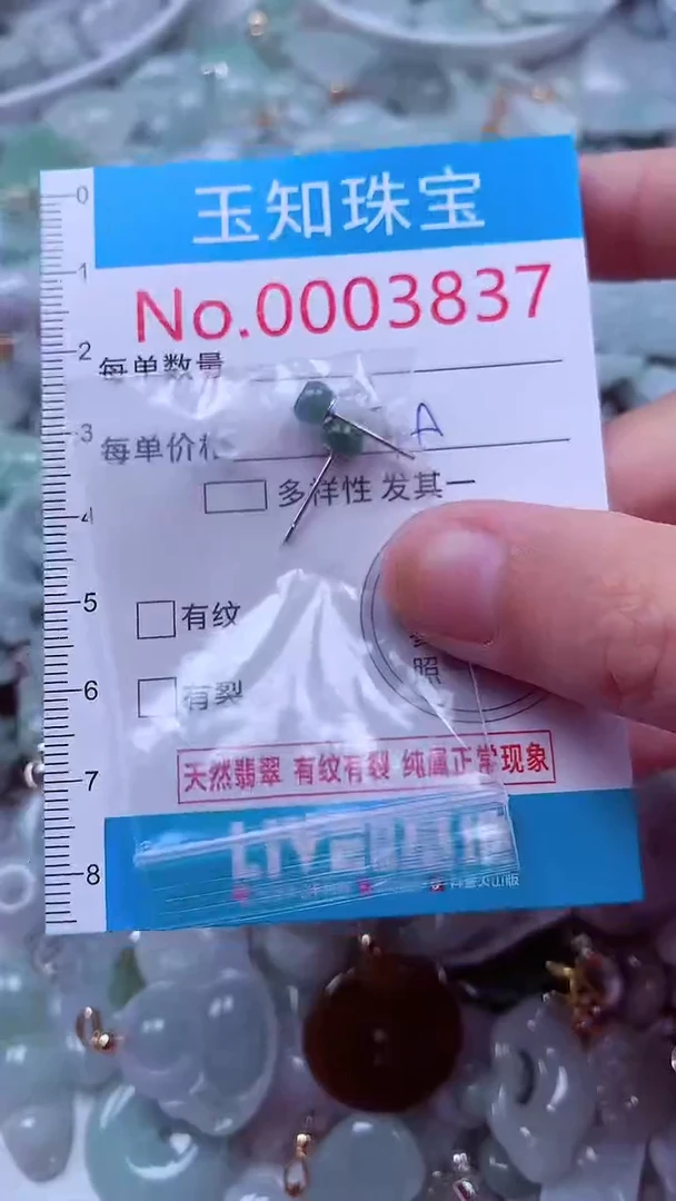吊坠(不含链)未镶嵌翡翠3837