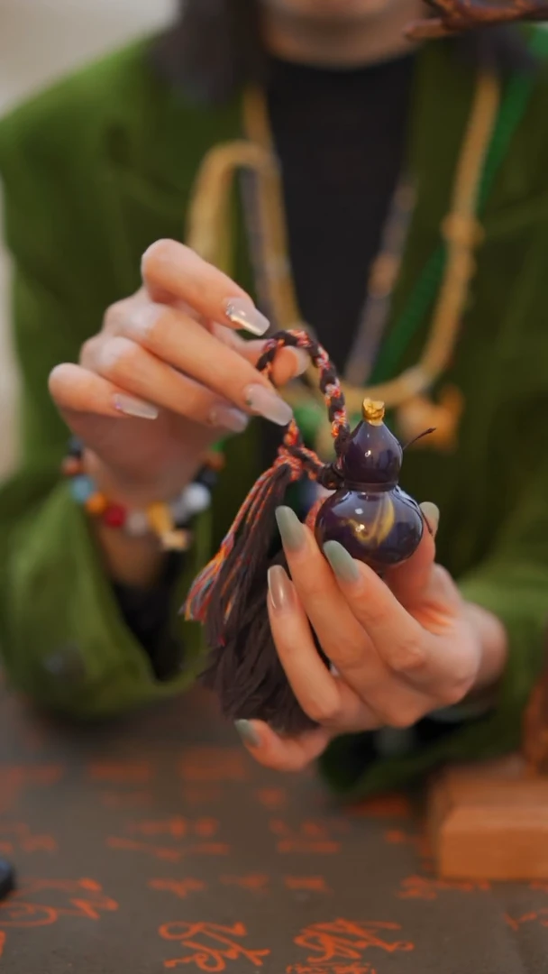 85非遗漆手艺工天然葫芦文玩福禄