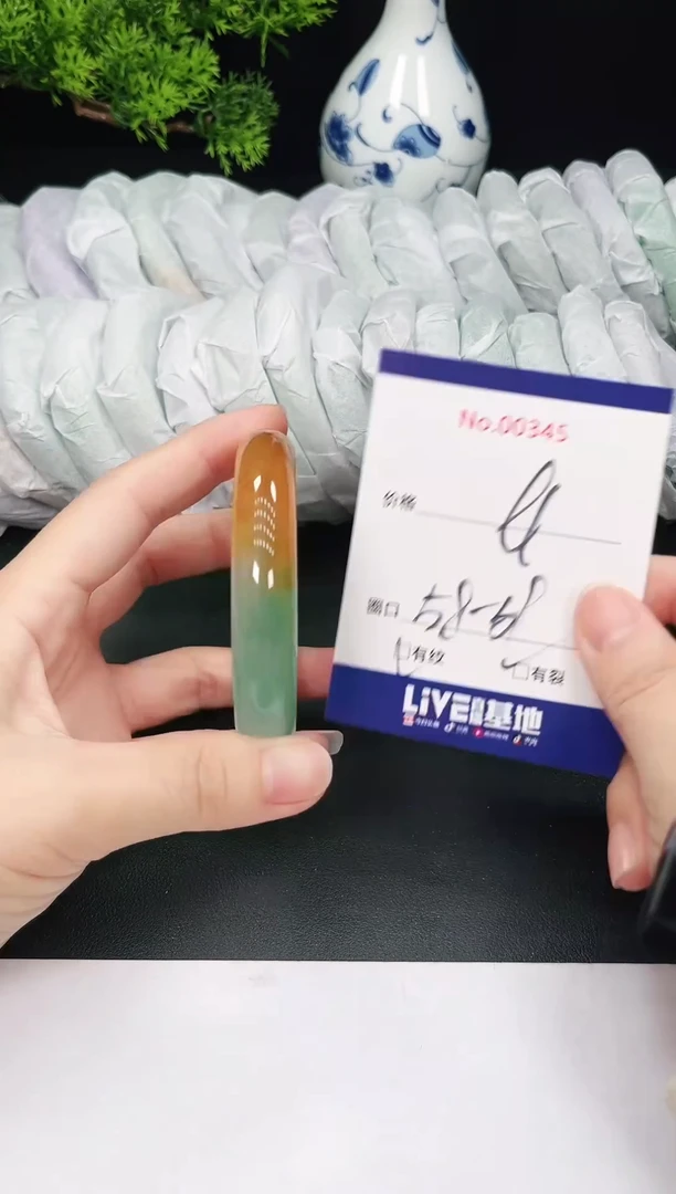 未镶嵌手镯翡翠345