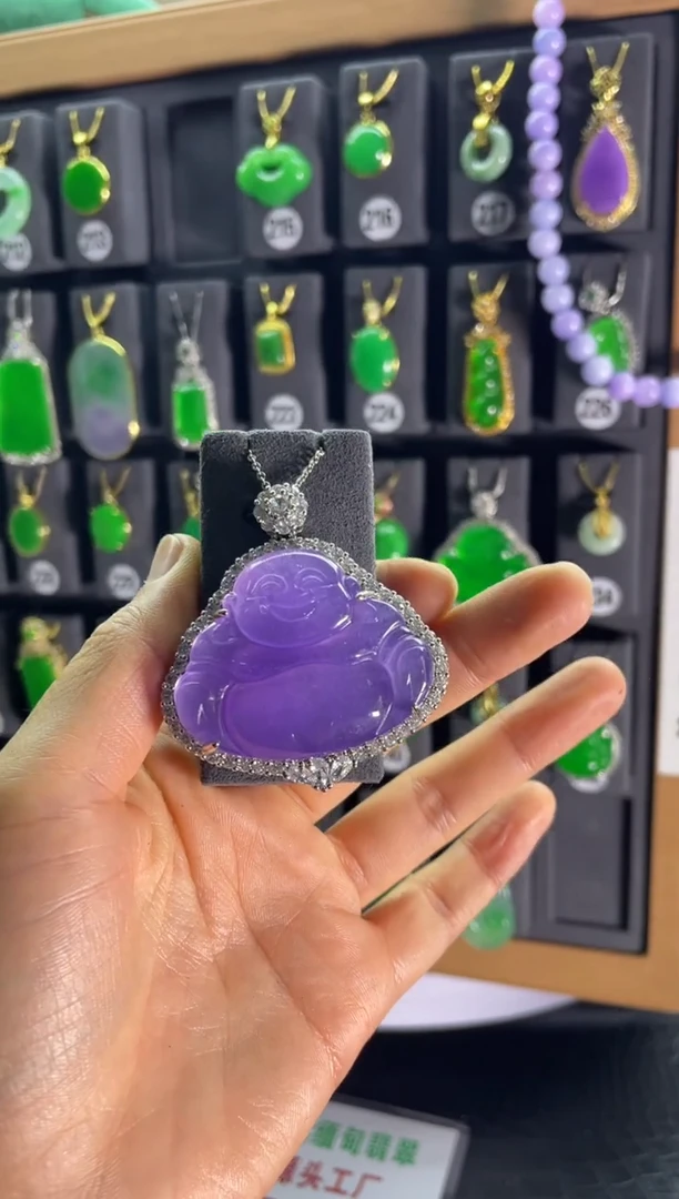 【闪购商品】翡翠颈饰银S925镶嵌250...