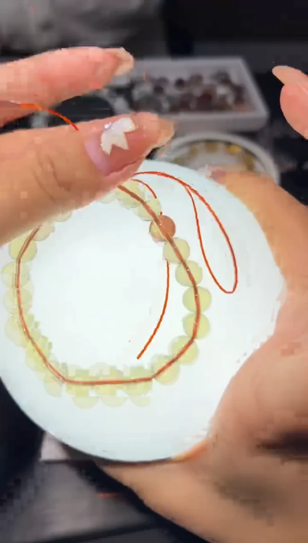 未镶嵌手链水晶柠檬黄黄水晶8mm手串