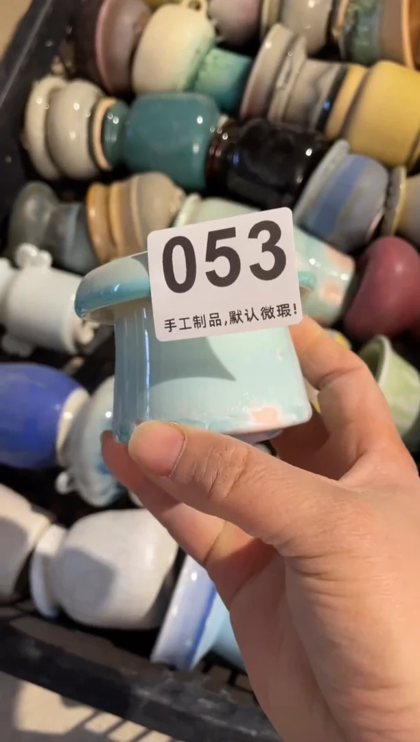 【闪购商品】摆件053瑕疵知木小芳花盆编号