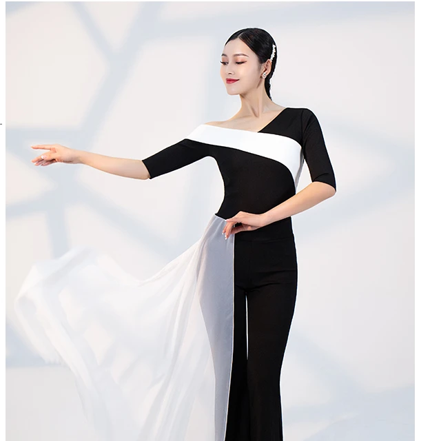 【溯源好物】修身形体衣礼仪服新款训练走秀练功服舞蹈套装XT620