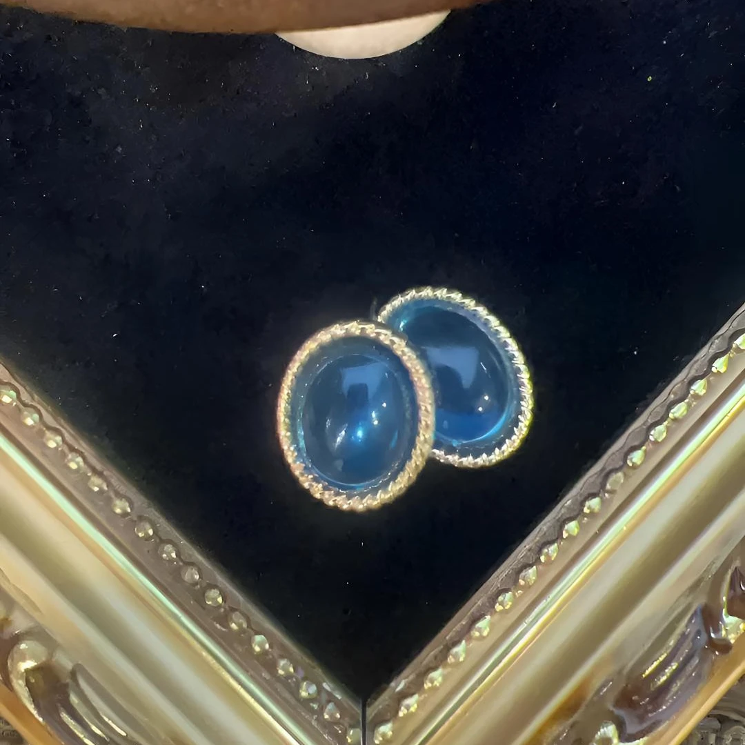 铜合金耳饰 复古风女中古饰品耳钉230