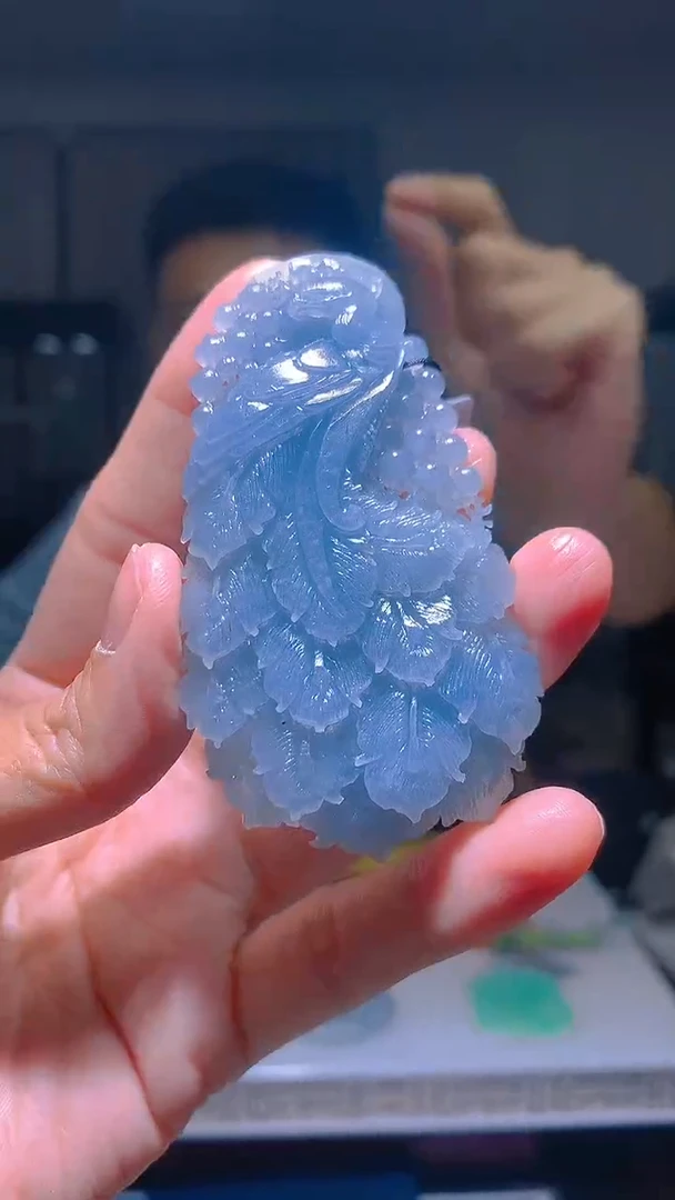 定制翡翠未镶嵌毛货闪购链接ZJX023带珠链