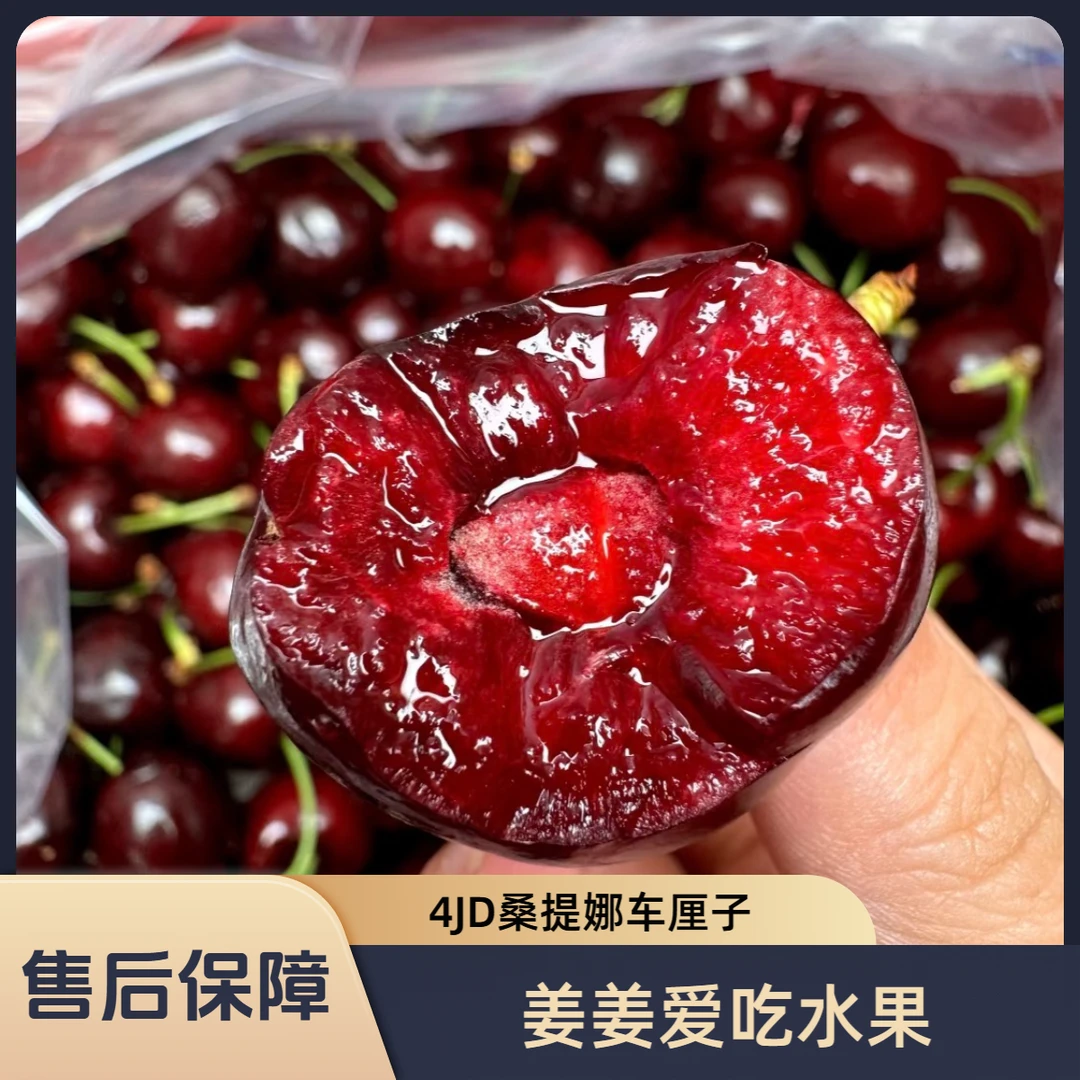【车厘子】佳沃4JD  智利海运车厘子  桑提娜 5斤原箱  内附果径卡