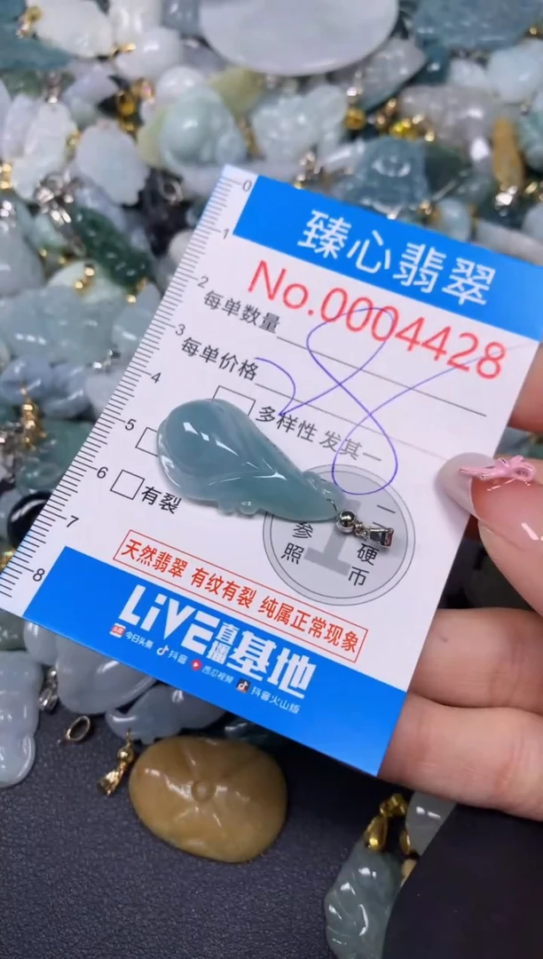 【闪购商品】翡翠颈饰未镶嵌含绳0004428