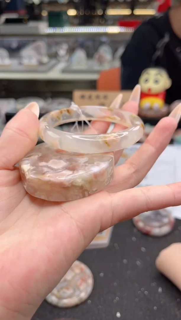 石英质玉手镯未镶嵌56圈口（赠品镯心）6806155