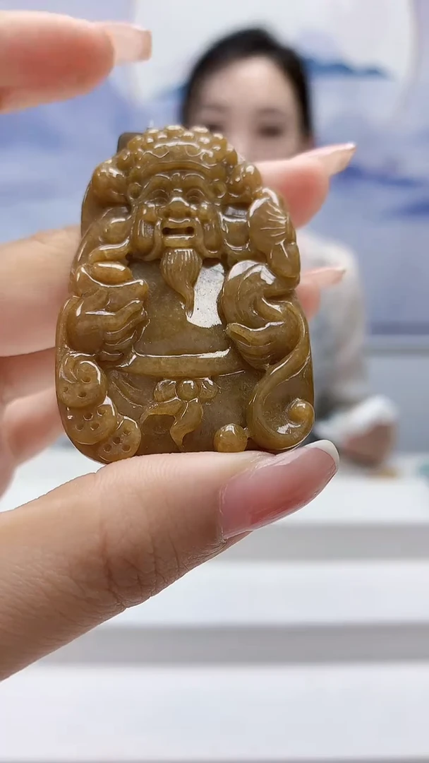 未镶嵌定制翡翠5160ty-毛货挂件166