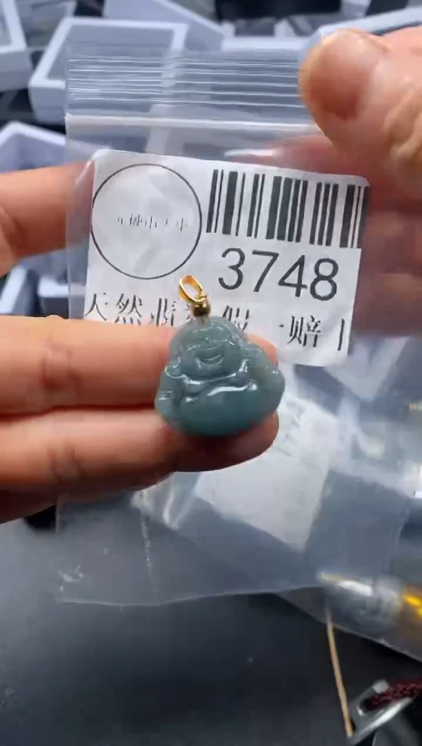 吊坠(不含链)未镶嵌翡翠3748