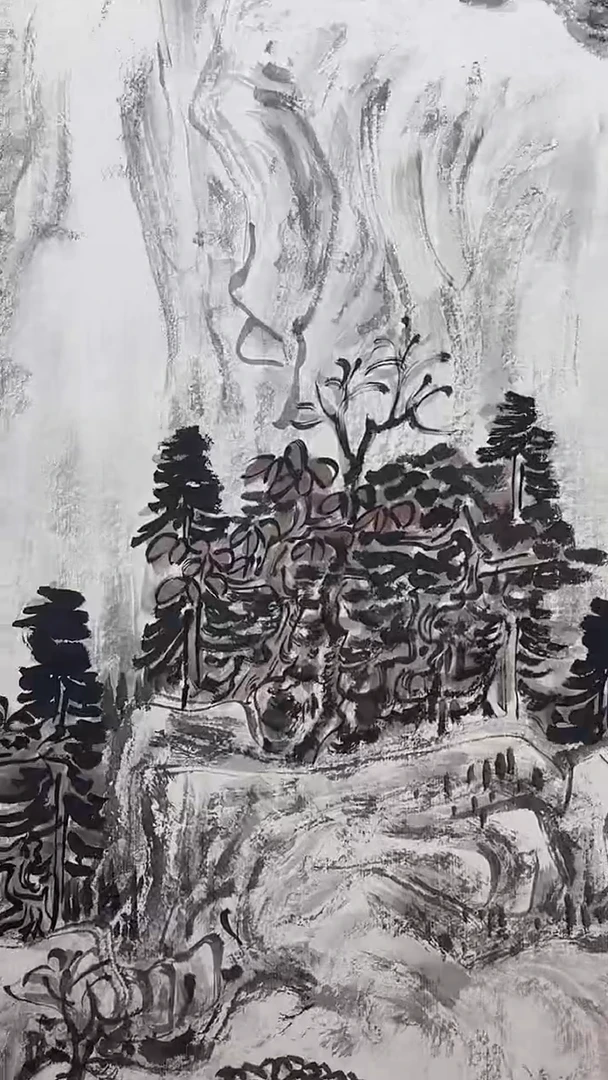 国画陈京广手绘绘画作品22-12