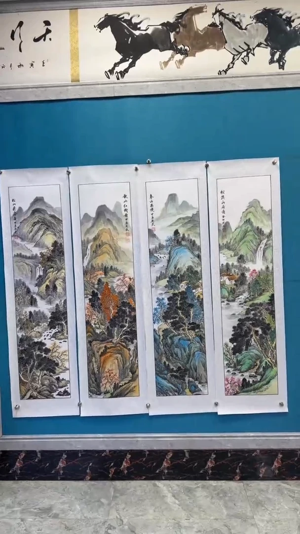 国画启辰艺术刘武手绘-国画33