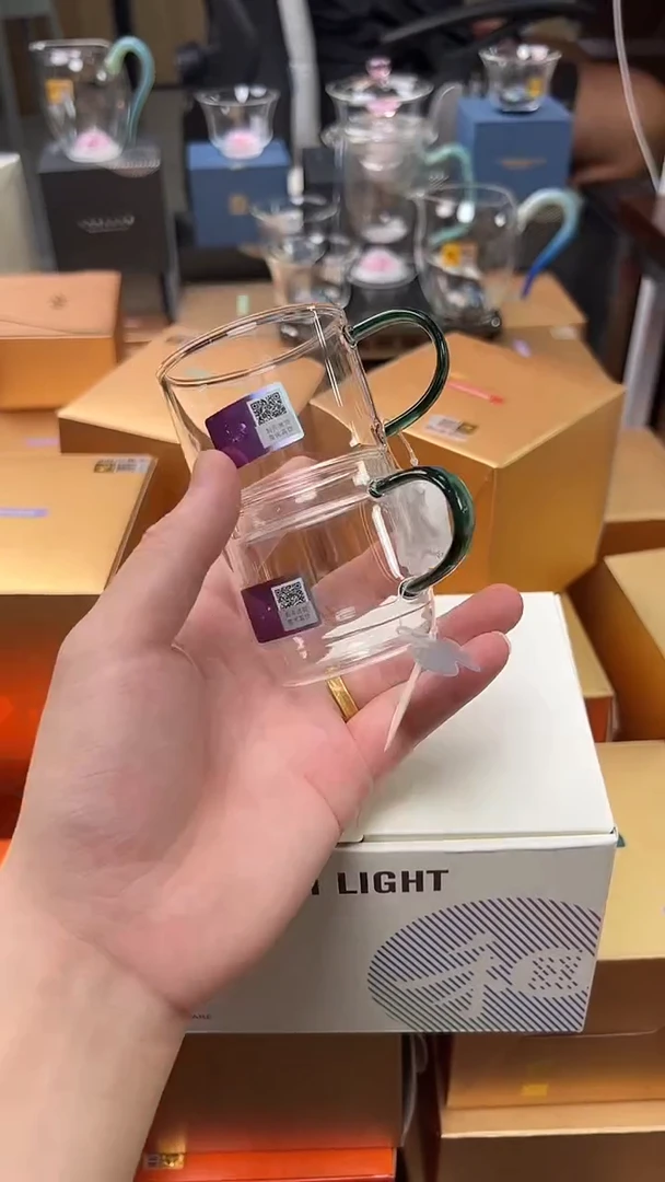 @@禾器晶彩逸杯墨绿色2只