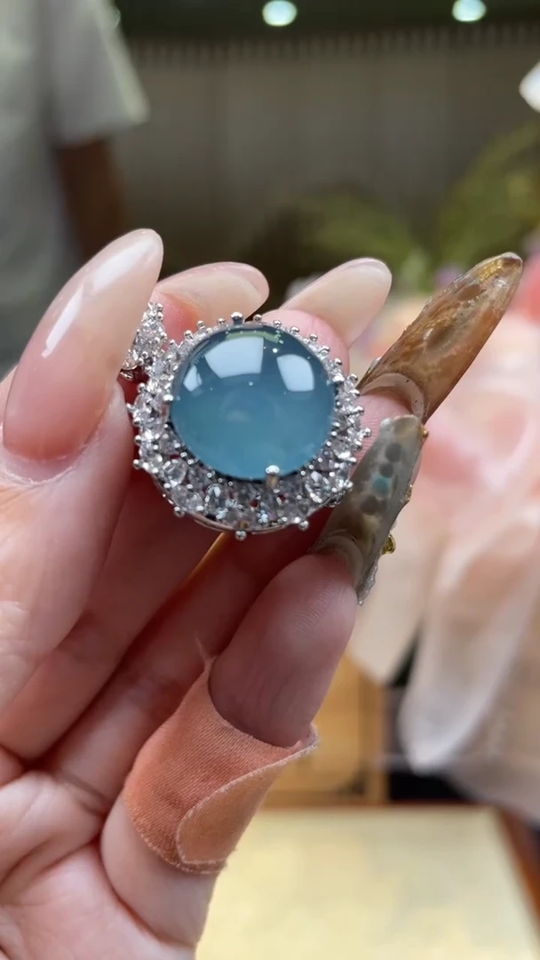 翡翠未镶嵌颈饰            *582