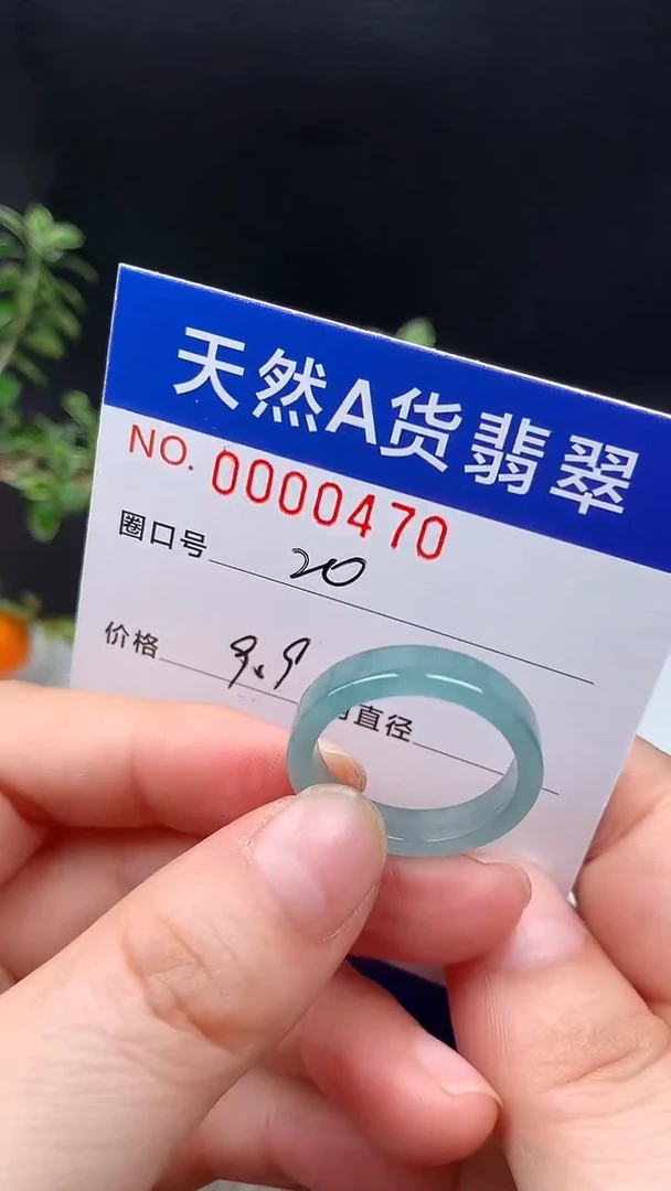 未镶嵌戒指翡翠20#