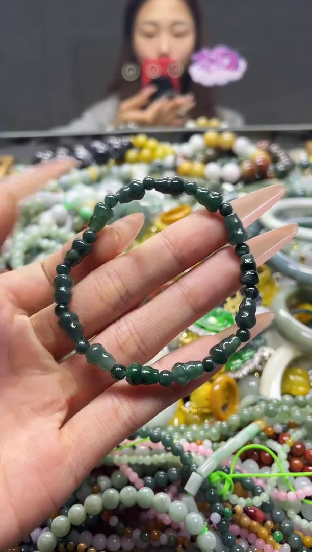 颈饰未镶嵌翡翠5MM