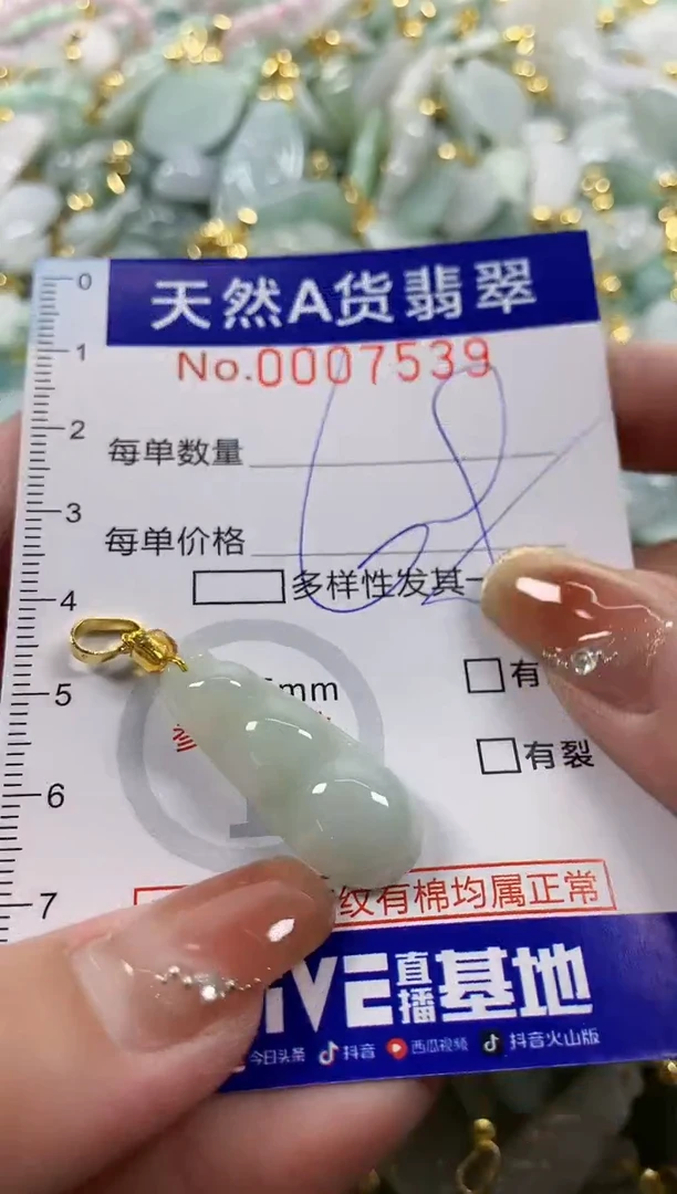 颈饰未镶嵌翡翠天然A货翡翠