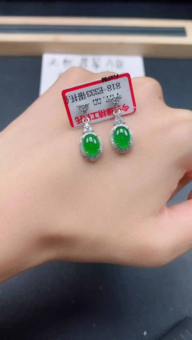 银S925镶嵌戒指翡翠11111