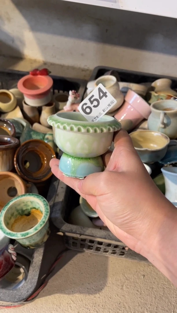 瓷片一**啦654瑕疵知木小芳你花盆