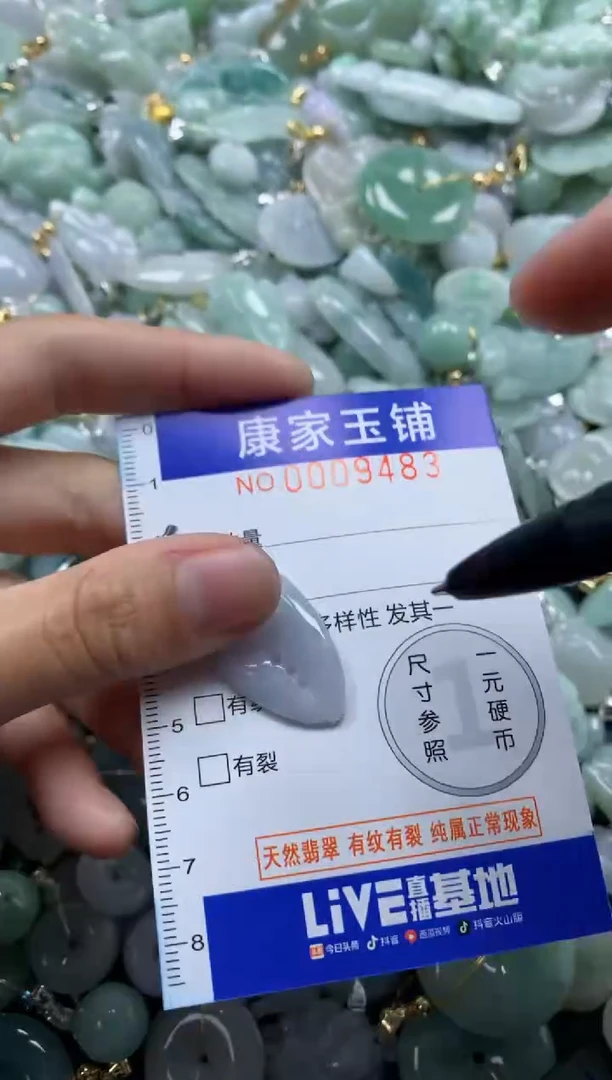 颈饰未镶嵌翡翠9483