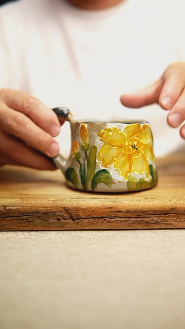 @@陶园瓷舍@@纯手工手绘@高温釉下彩