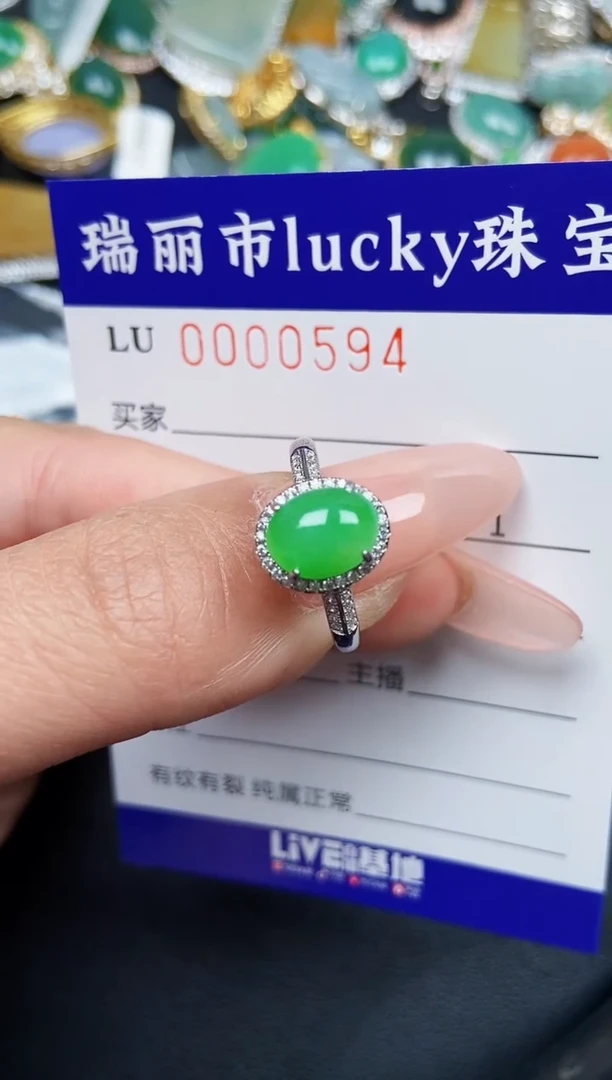 【闪购商品】翡翠颈饰银S925镶嵌0594