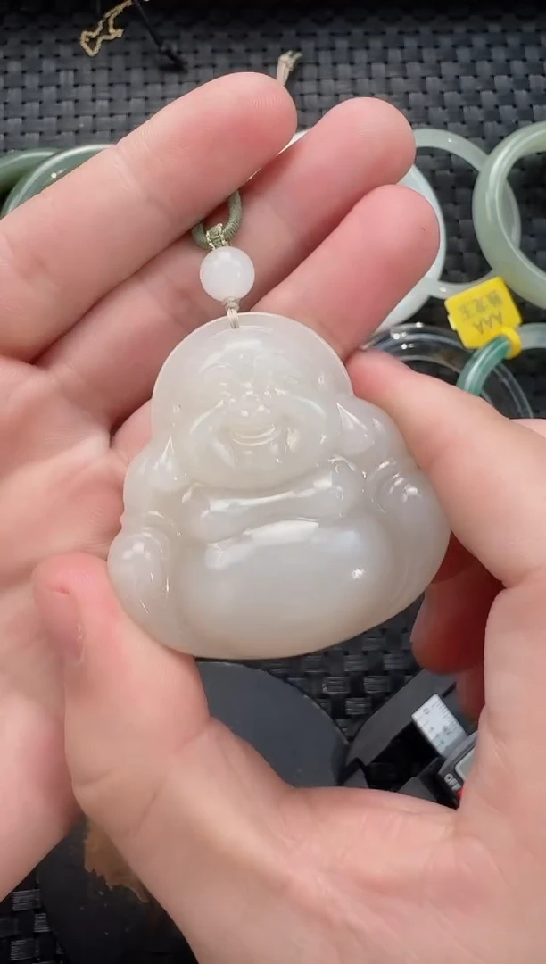 颈饰未镶嵌和田玉50佛公