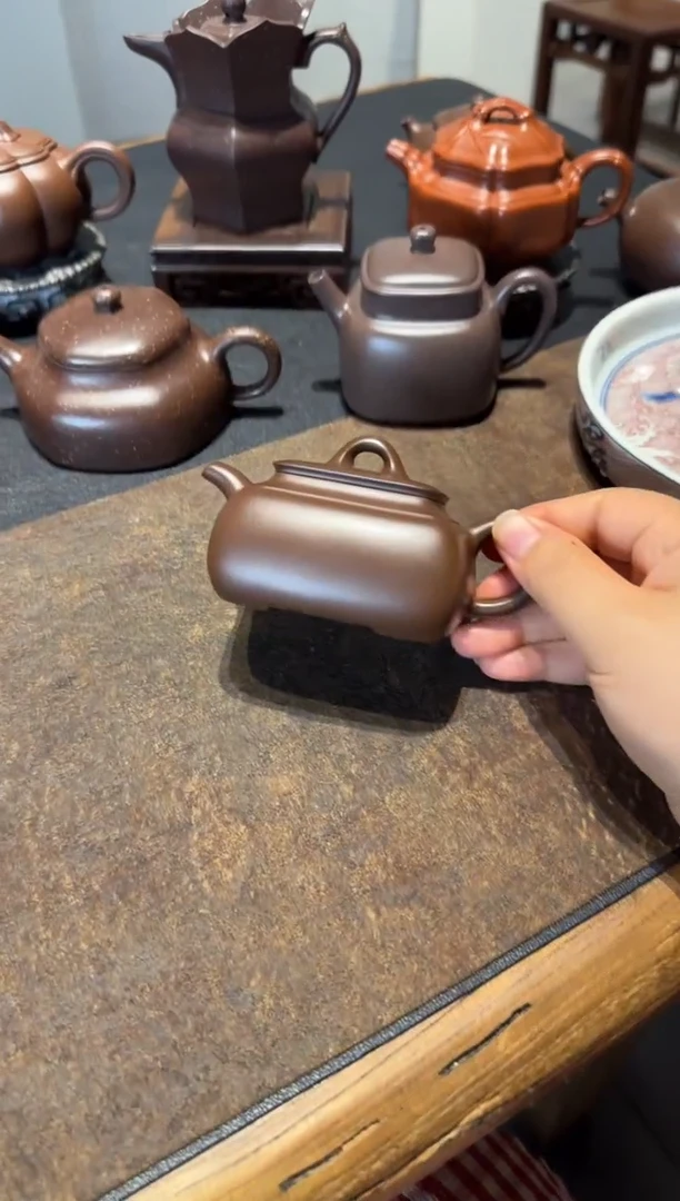 茶壶紫砂l*长四方 紫砂壶