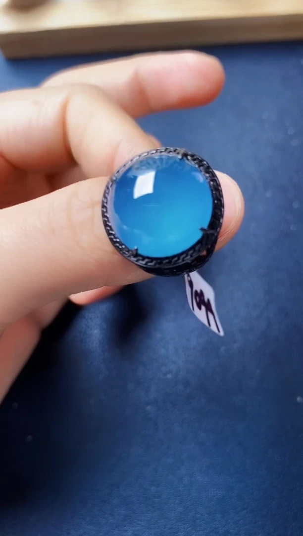 银S925镶嵌戒指翡翠22222