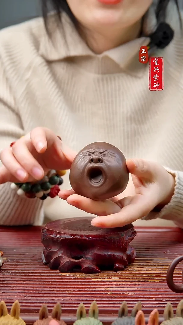 紫砂茶宠宜兴紫砂茶宠摆件