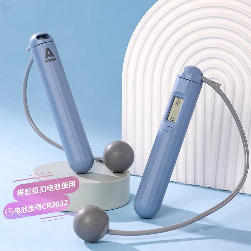 轴承电子计数无绳跳绳健身运动重力计数款k377