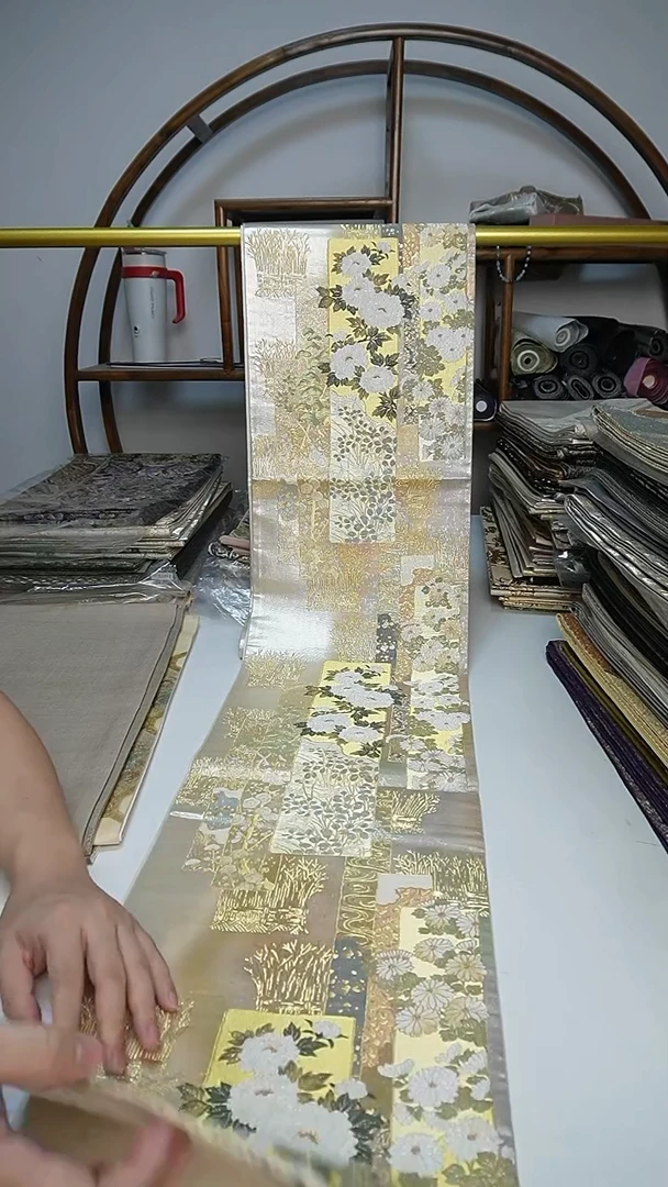 织绣28西阵织六通牡丹