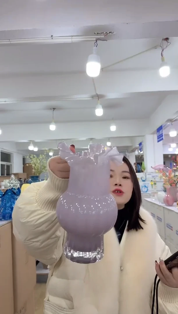 【闪购商品】无铅玻璃甄选花器-j-早4