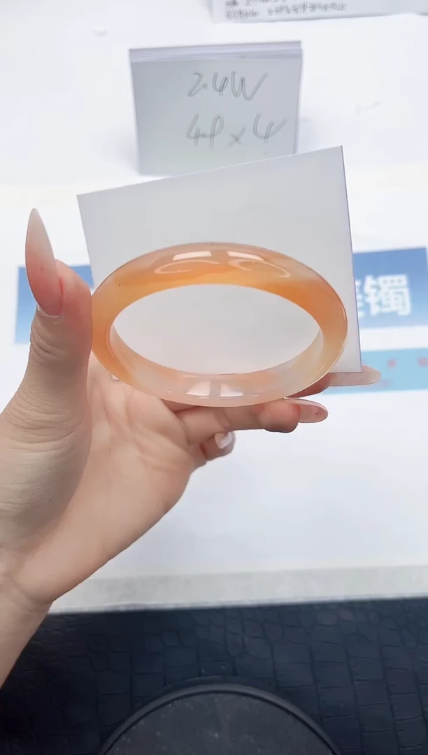 【闪购商品】石英质玉手镯未镶嵌D277-58.7