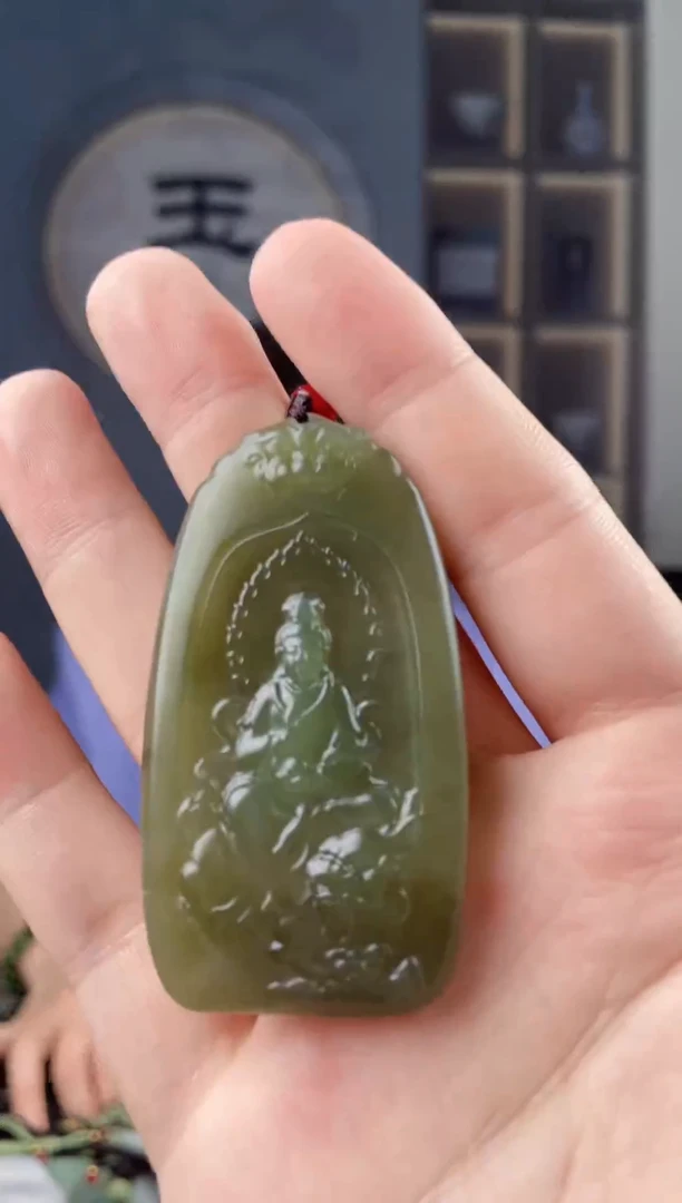 颈饰未镶嵌和田玉拍一发一，多样性发货