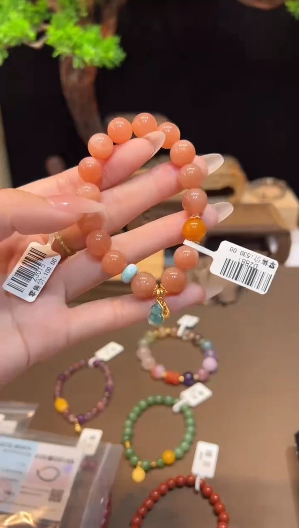 【闪购商品】长石手链未镶嵌手饰@@