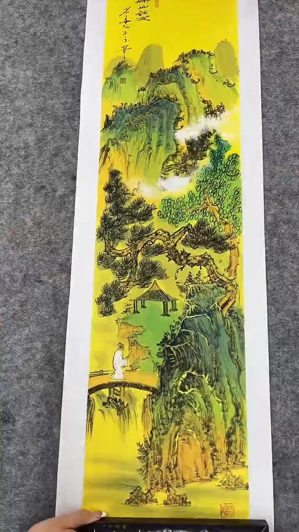 国画刘用华-2平尺-山水