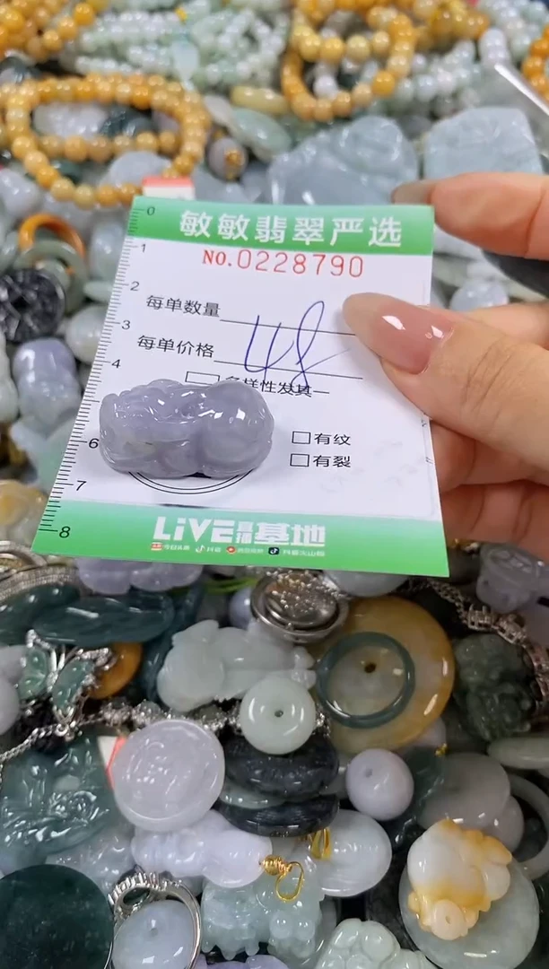 翡翠未镶嵌颈饰闪购0228790