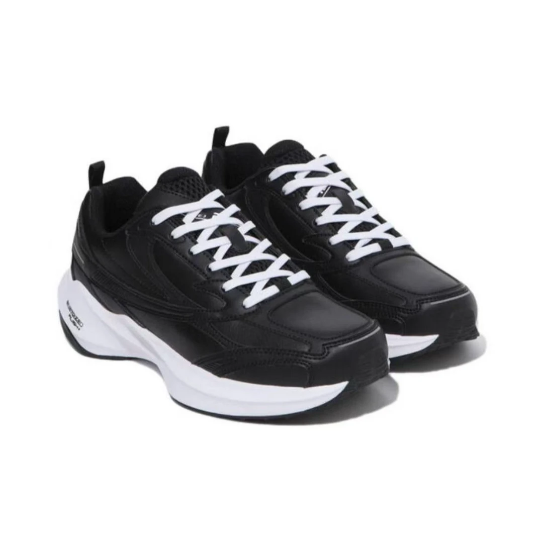 【803】斐乐新款黑色皮面运动跑鞋多次转运不保证鞋盒完好02718-001