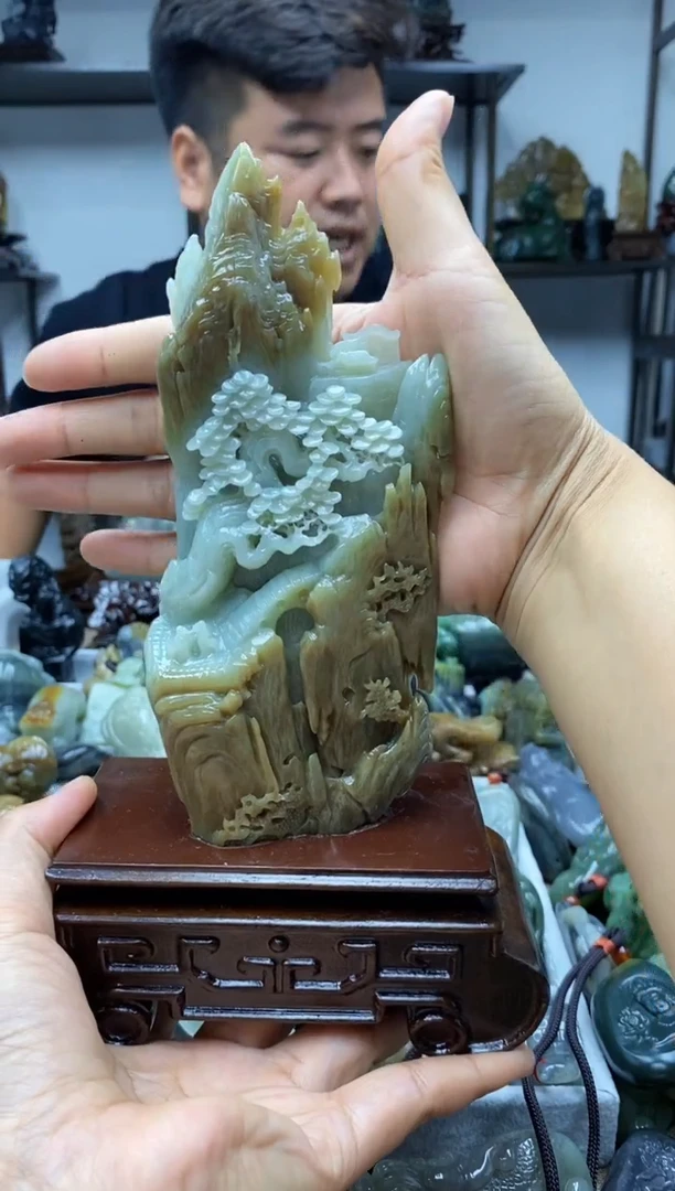 未镶嵌和田玉摆件1