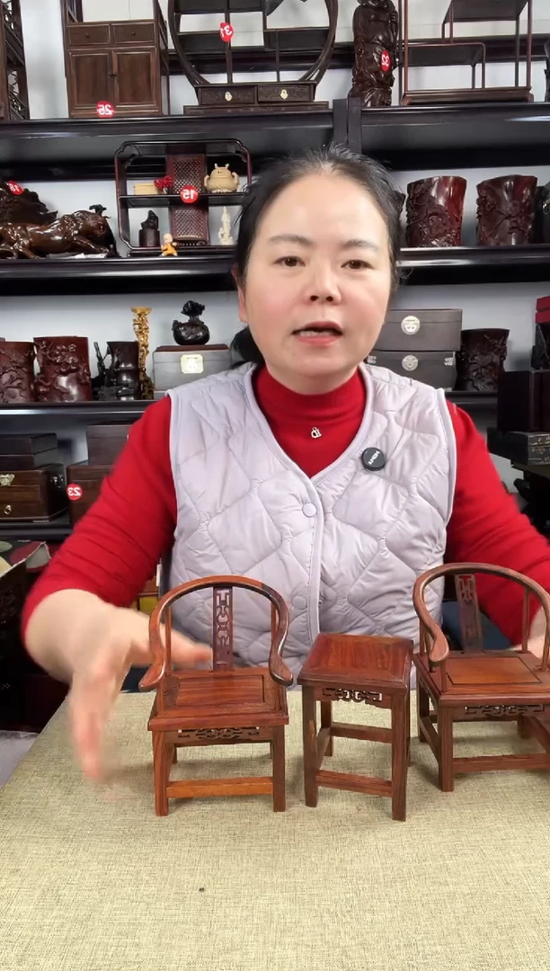 木圈椅一套老李红木工艺品