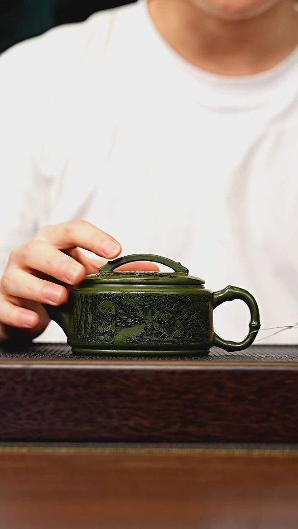 茶壶紫砂宜兴原矿 手工 紫砂壶容量220CC