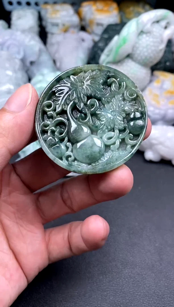 吊坠(不含链)未镶嵌翡翠1