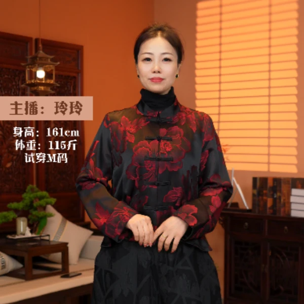 红熹潮096春季双层百搭时尚宽松小众设计重工宽松外套