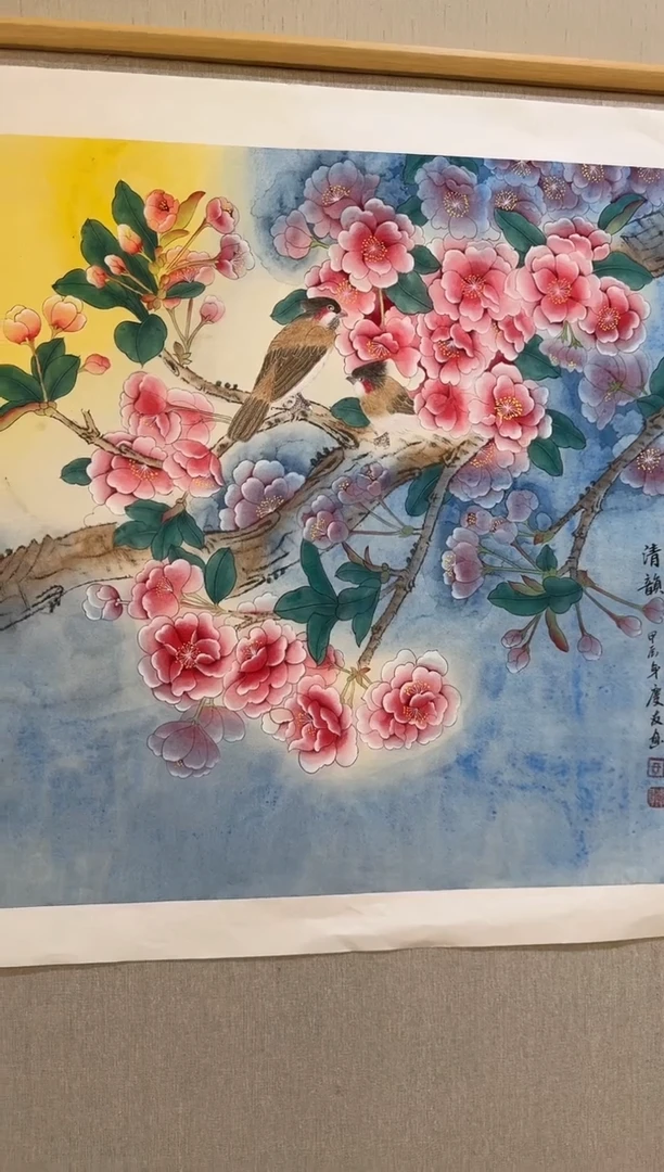 国画国画L 国画李庆友大易美术馆本人作品28