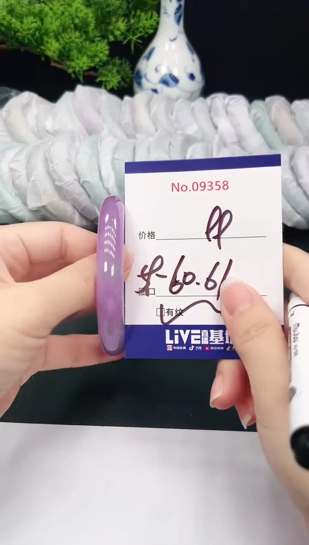 未镶嵌手镯翡翠9358