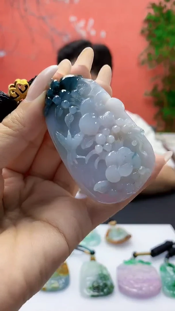 未镶嵌定制翡翠4917ty-毛货挂件46